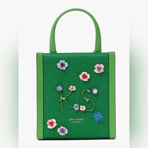 NWT - Kate Spade Manhattan Floral Applique Bag